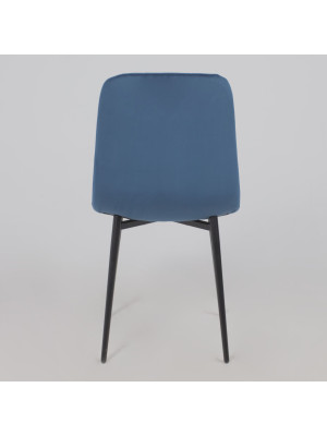 Стул Алвест AV 406-N синий/черный сзади