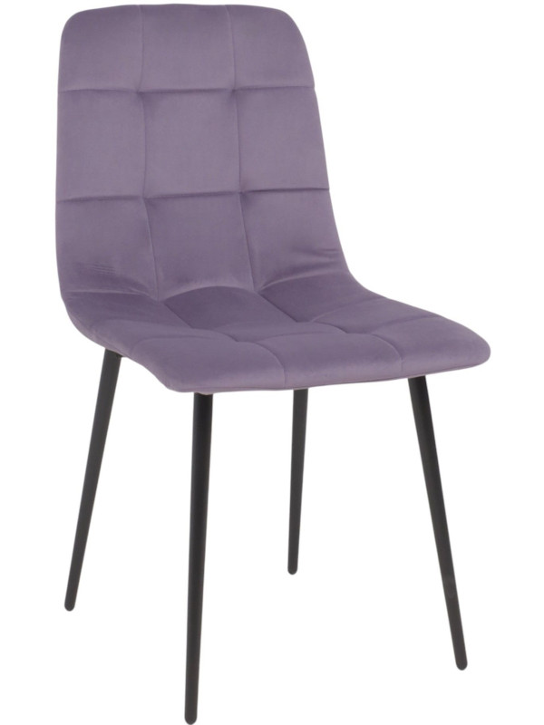Стул Алвест AV 406-N  сливовый/черный