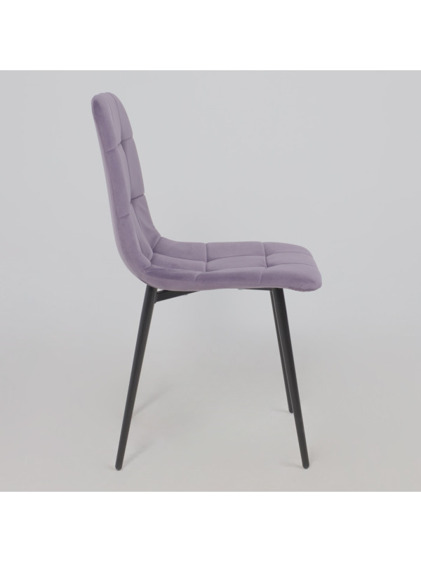 Стул Алвест AV 406-N  сливовый/черный сбоку