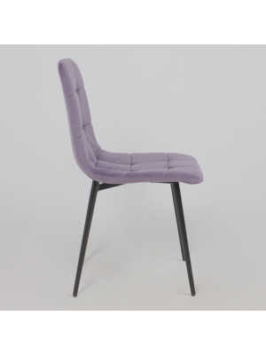Стул Алвест AV 406-N  сливовый/черный сбоку