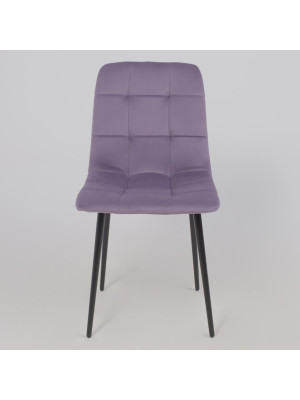 Стул Алвест AV 406-N  сливовый/черный спереди