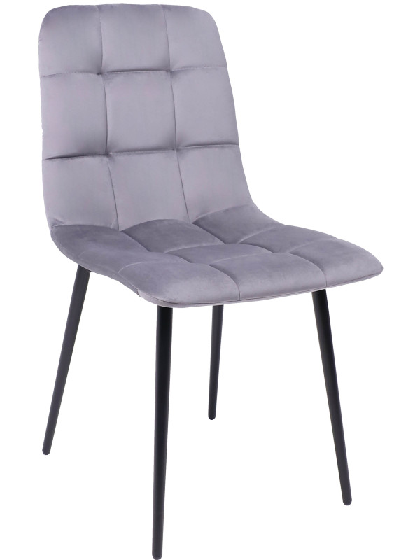 Стул Алвест AV 406-N темно-серый/черный