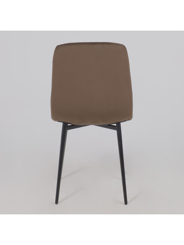 Стул Алвест AV 406-N шоколадный/черный сзади