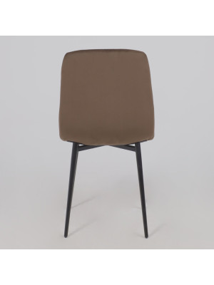 Стул Алвест AV 406-N шоколадный/черный сзади