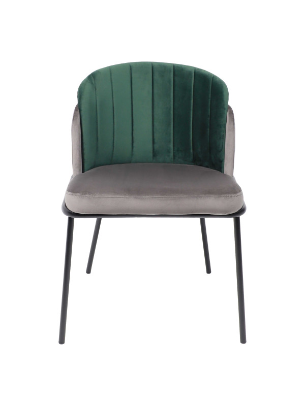 Стул Алвест AV 418 графитовый /черный спереди