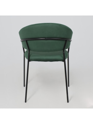 Стул Алвест AV 433 изумрудный/черный сзади