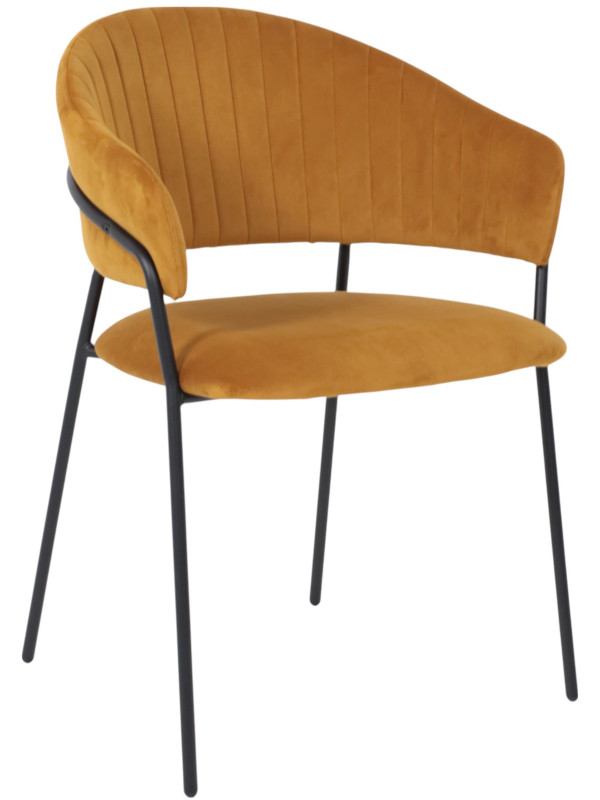 Стул Алвест AV 433 карри/черный