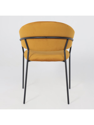 Стул Алвест AV 433 карри/черный сзади