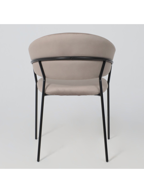 Стул Алвест AV 433 светло-коричневый/черный сзади