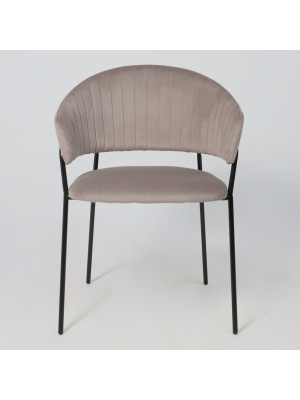 Стул Алвест AV 433 светло-коричневый/черный спереди