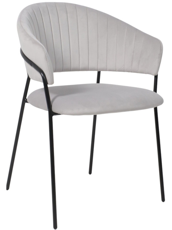 Стул Алвест AV 433 светло-серый/черный