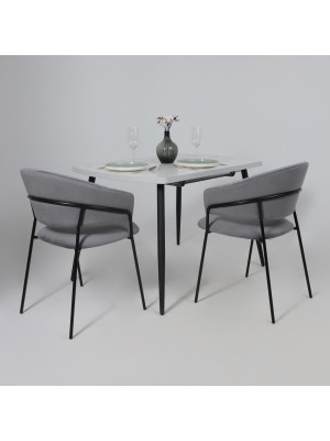 Стул Алвест AV 433 темно-серый/черный в интерьере