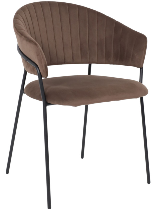 Стул Алвест AV 433 шоколадный/черный