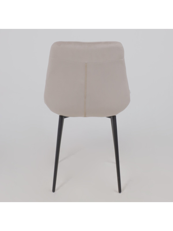 Стул Алвест AV 435 бежевый/черный сзади