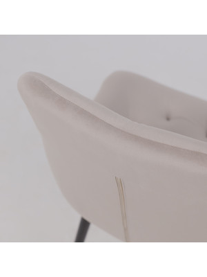 Стул Алвест AV 435 бежевый/черный сверху