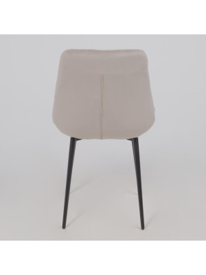 Стул Алвест AV 435 бежевый/черный сзади