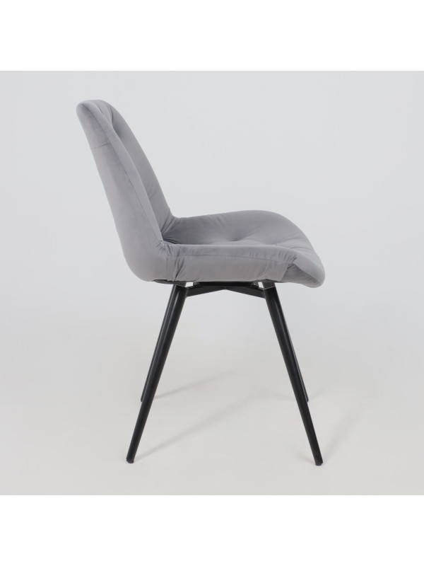 Стул поворотный Алвест AV 435 темно-серый/черный