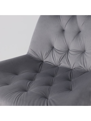 Стул поворотный Алвест AV 435 темно-серый/черный вблизи