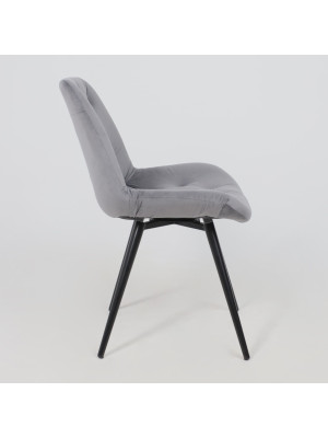 Стул поворотный Алвест AV 435 темно-серый/черный