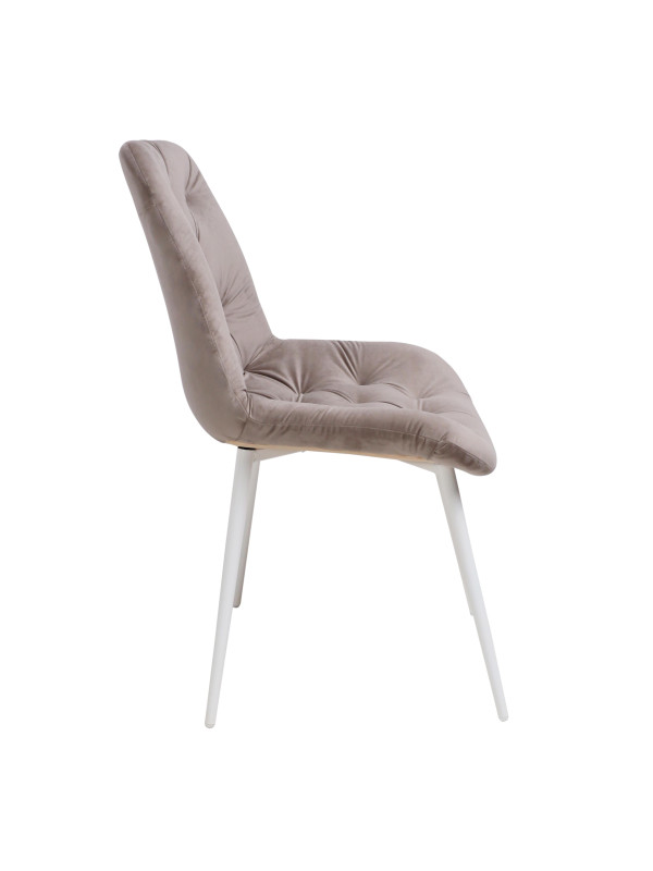 Стул Алвест AV 435 светло-коричневый/белый сбоку