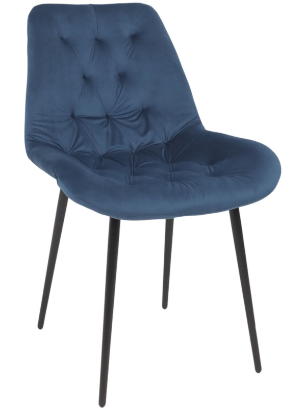 Стул Алвест AV 435 синий Confetti deep ocean/черный