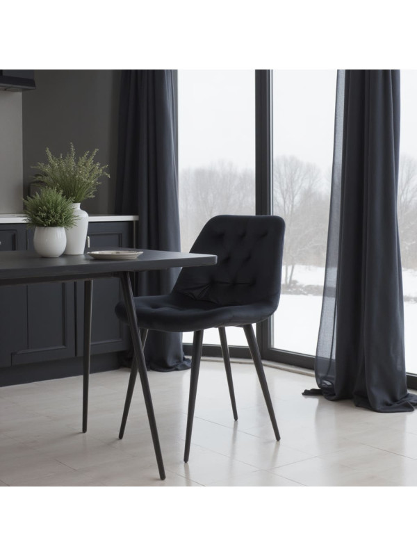 Стул Алвест AV 435 черный в интерьере (1)