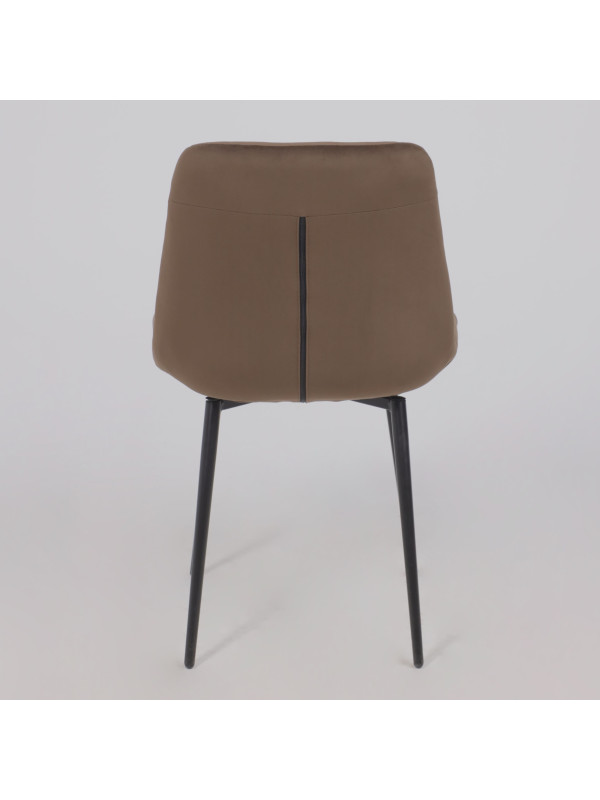 Стул Алвест AV 435 шоколадный Confetti chocolate/черный сзади