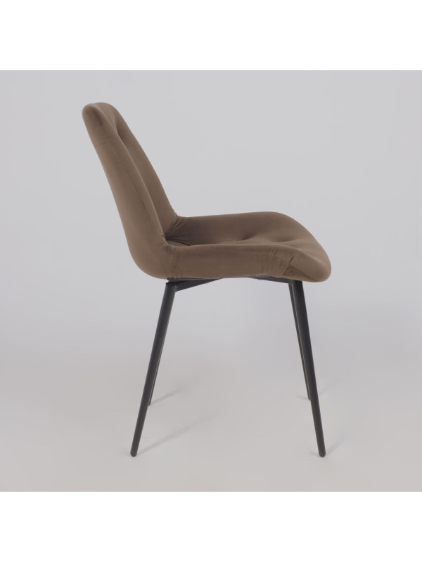 Стул Алвест AV 435 шоколадный Confetti chocolate/черный со\боек