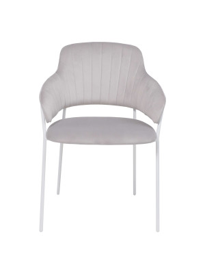 Стул Алвест AV 448 светло-серый/белый спр