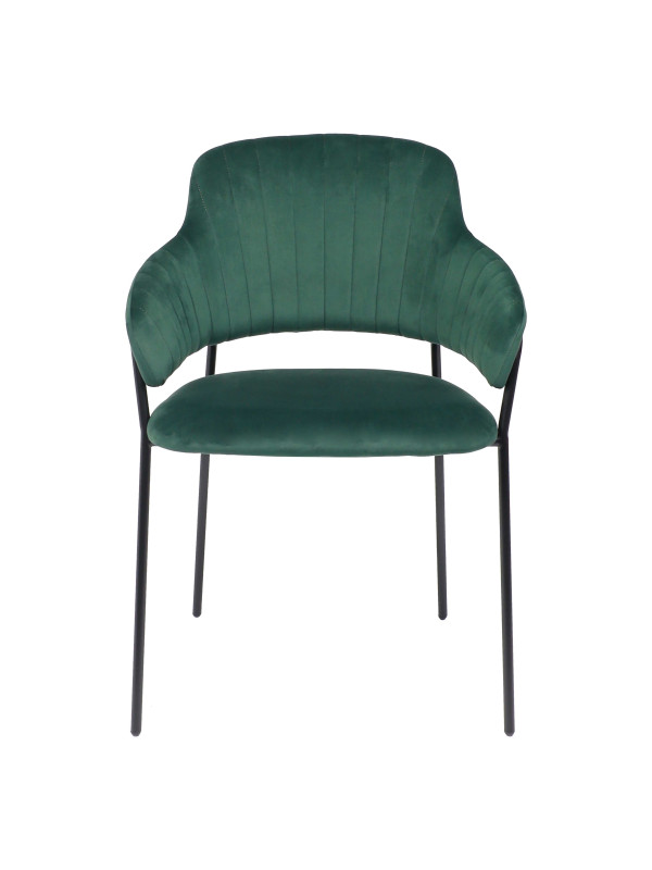Стул Алвест AV 448 темно-зеленый/черный спереди