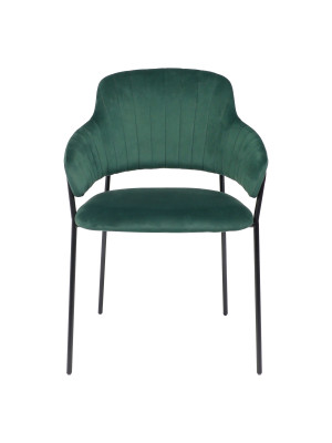 Стул Алвест AV 448 темно-зеленый/черный спереди