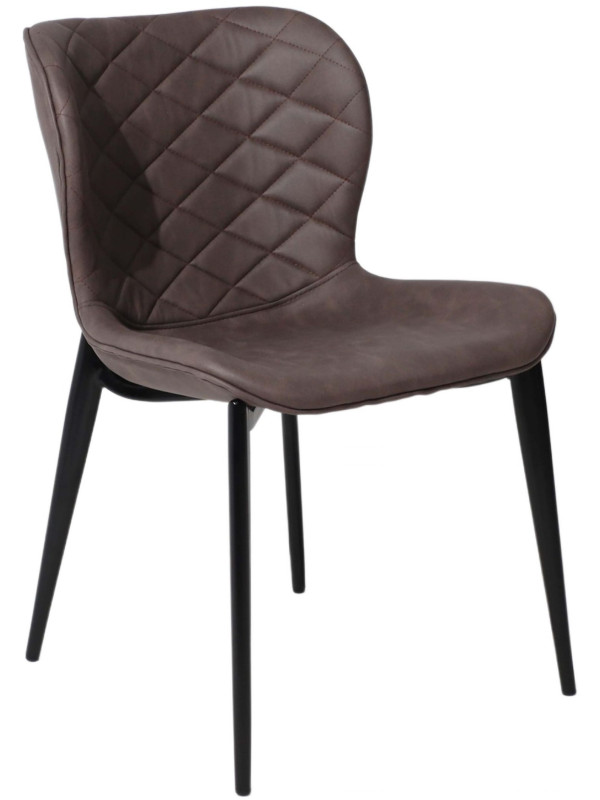 Стул Алвест AV 470 коричневый/черный