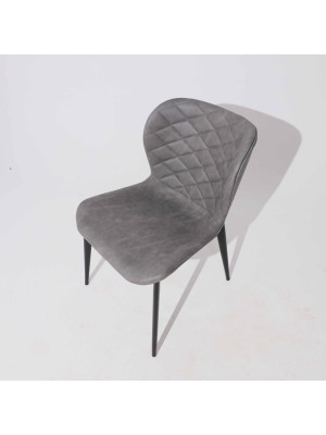 Стул Алвест AV 470 темно-серый/черный сверху