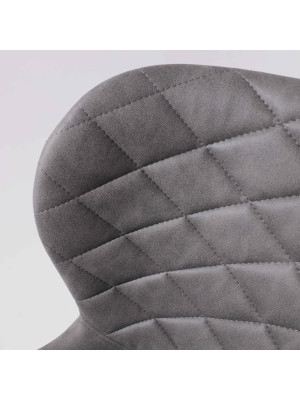 Стул Алвест AV 470 темно-серый/черный вблизи