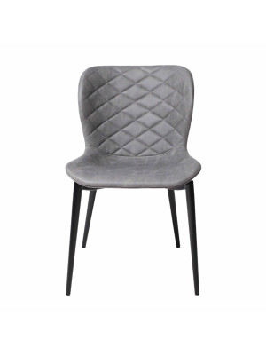 Стул Алвест AV 470 темно-серый/черный спереди