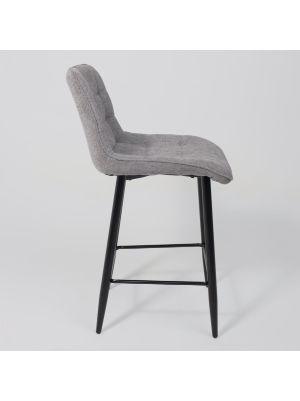 Стул AksHome Baron серый/черный сбоку