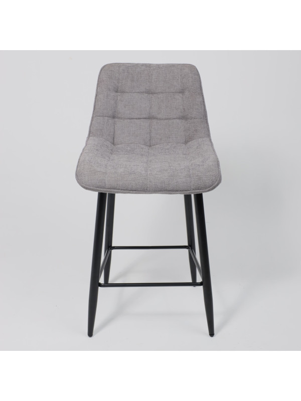 Стул AksHome Baron серый/черный спереди