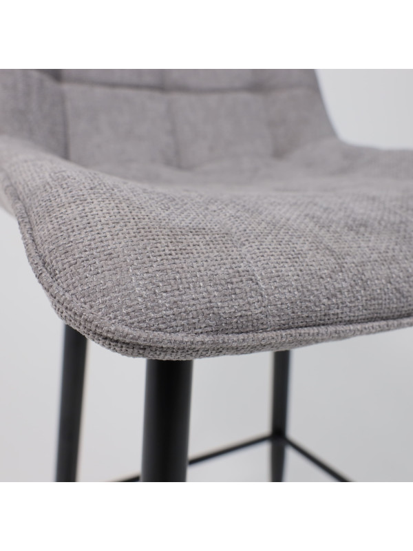 Стул AksHome Baron серый/черный вблизи