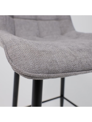 Стул AksHome Baron серый/черный вблизи