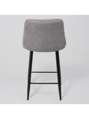 Стул AksHome Baron серый/черный сзади