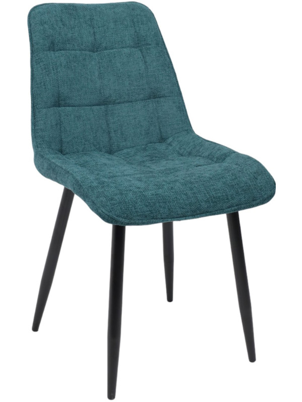 Стул AksHome Caris бирюзовый/черный
