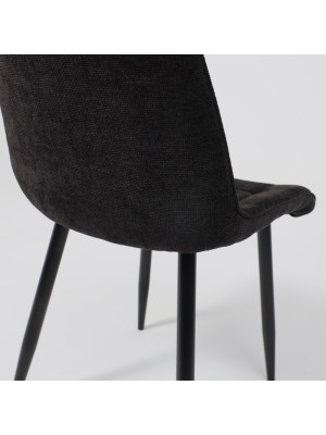 Стул AksHome Caris черный под углом