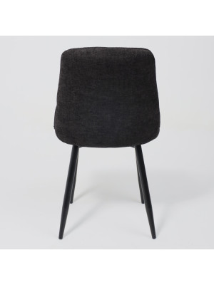 Стул AksHome Caris черный сзади