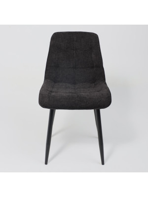 Стул AksHome Caris черный спереди