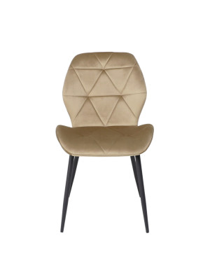 Стул AksHome Congo New капучино/черный спереди