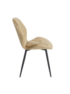 Стул AksHome Congo New капучино/черный сбоку