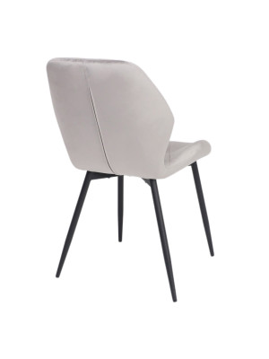 Стул AksHome Congo New светло-серый/черный сзади