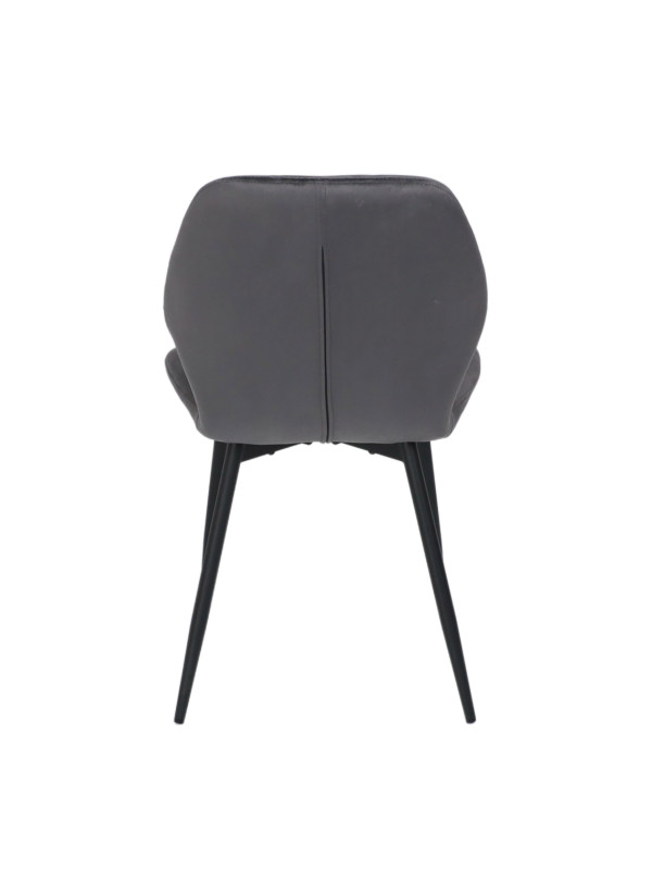 Стул AksHome Congo New темно-серый/черный сзади