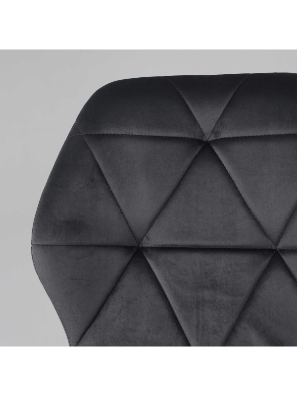 Стул AksHome Congo New темно-серый/черный вблизи