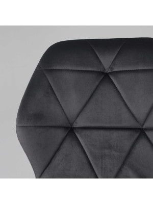 Стул AksHome Congo New темно-серый/черный вблизи